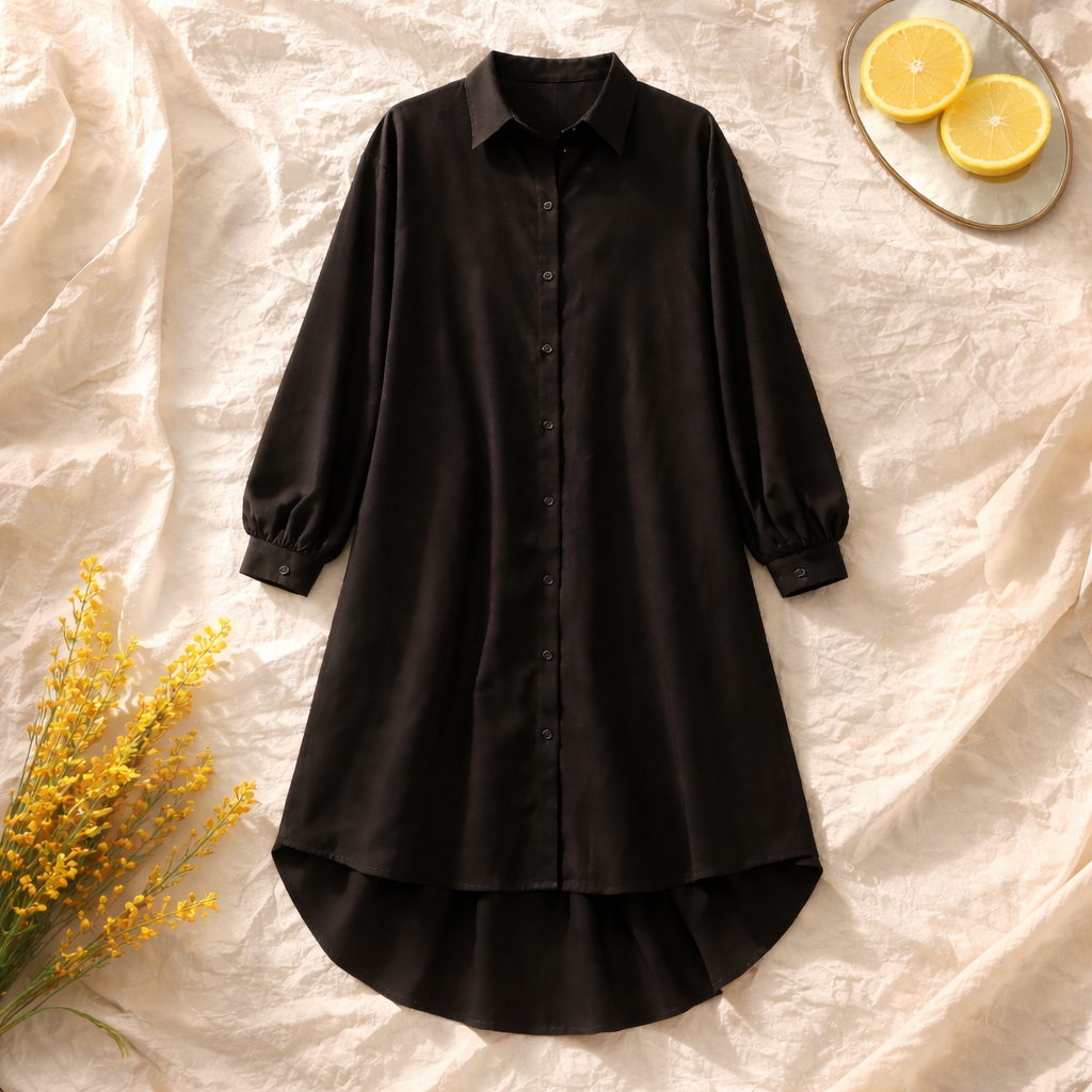Large shirt dress